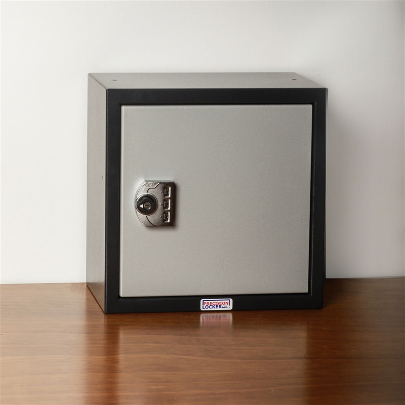 Handgun Security Cabinet – Key Lock, 2-Gun Capacity, Steel – For Ammo & Valuables